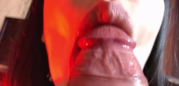  VERY SLOPPY BLOWJOB BY 18 YEAR OLD TEEN, ASMR LOUD SOUNDS, THROBBING CUMSHOT IN MOUTH, PULSATING ORAL CREAMPIE